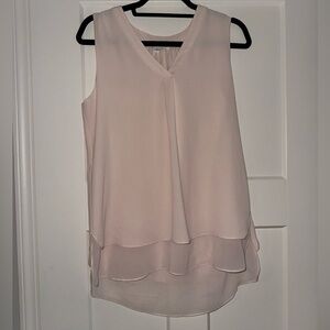 Rose & Olive Light Pink Layered Blouse